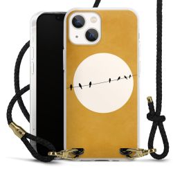 Carry Case Transparent Leather black/gold