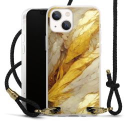 Carry Case Transparent Leather black/gold