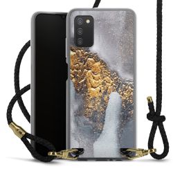 Carry Case Transparent Leather black/gold