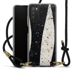 Carry Case Transparent Leather black/gold