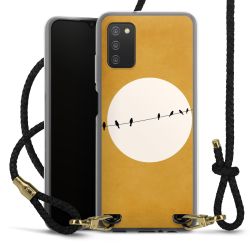 Carry Case Transparent Leather black/gold