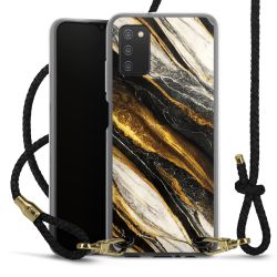 Carry Case Transparent Leather black/gold