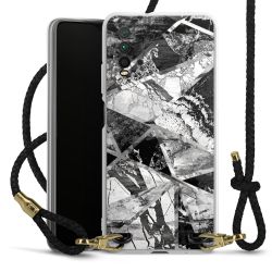 Carry Case Transparent Leather black/gold