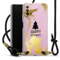 Carry Case Transparent Leather black/gold