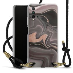 Carry Case Transparent Leather black/gold