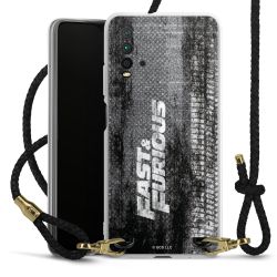 Carry Case Transparent Leather black/gold