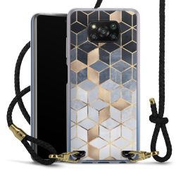 Carry Case Transparent Leather black/gold