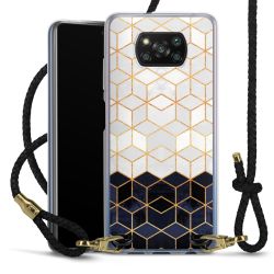 Carry Case Transparent Leather black/gold