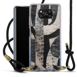 Carry Case Transparent Leather black/gold