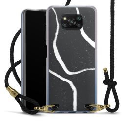 Carry Case Transparent Leather black/gold