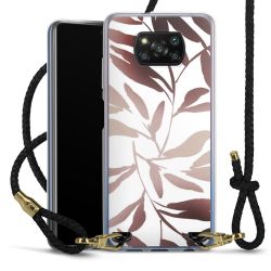 Carry Case Transparent Leather black/gold