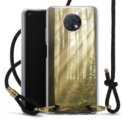 Carry Case Transparent Leder schwarz/gold