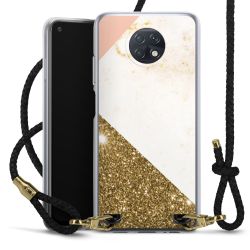 Carry Case Transparent Leather black/gold