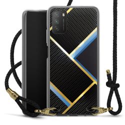 Carry Case Transparent Leather black/gold