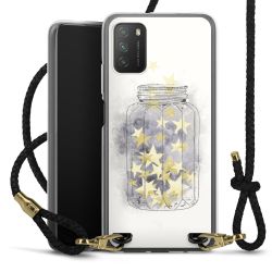 Carry Case Transparent Leather black/gold