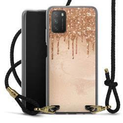 Carry Case Transparent Leather black/gold