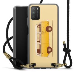 Carry Case Transparent Leather black/gold