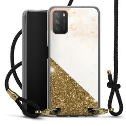 Carry Case Transparent Leather black/gold