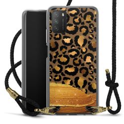 Carry Case Transparent Leather black/gold