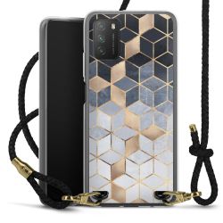 Carry Case Transparent Leather black/gold