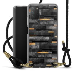 Carry Case Transparent Leather black/gold