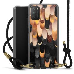 Carry Case Transparent Leather black/gold