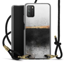 Carry Case Transparent Leather black/gold