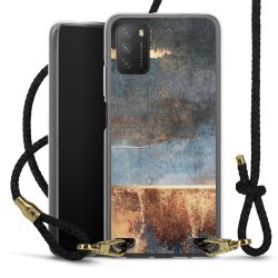 Carry Case Transparent Leather black/gold