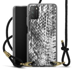 Carry Case Transparent Leather black/gold