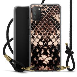 Carry Case Transparent Leather black/gold