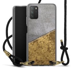 Carry Case Transparent Leather black/gold