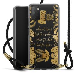 Carry Case Transparent Leather black/gold