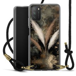 Carry Case Transparent Leather black/gold