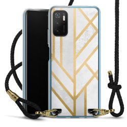 Carry Case Transparent Leather black/gold