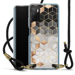 Carry Case Transparent Leather black/gold