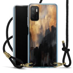 Carry Case Transparent Leather black/gold