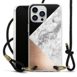 Carry Case Transparent Leather black/gold