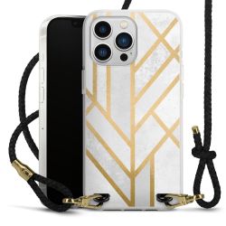 Carry Case Transparent Leather black/gold