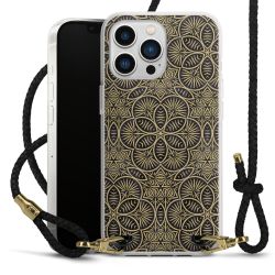 Carry Case Transparent Leather black/gold