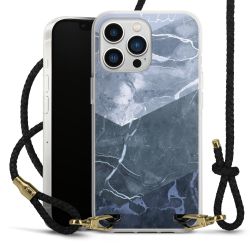 Carry Case Transparent Leather black/gold