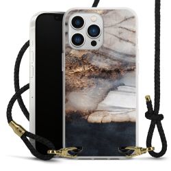 Carry Case Transparent Leather black/gold