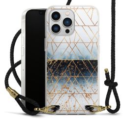 Carry Case Transparent Leather black/gold