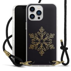 Carry Case Transparent Leather black/gold