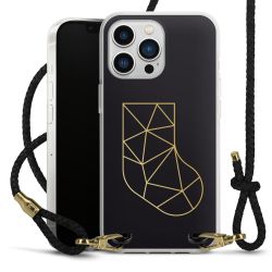 Carry Case Transparent Leather black/gold