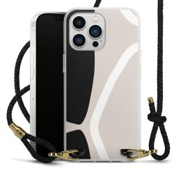 Carry Case Transparent Leather black/gold