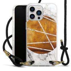 Carry Case Transparent Leather black/gold