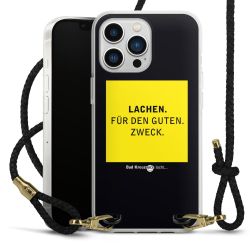 Carry Case Transparent Leder schwarz/gold