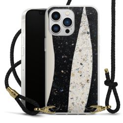 Carry Case Transparent Leather black/gold