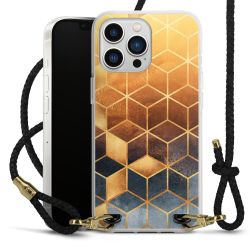 Carry Case Transparent Leather black/gold