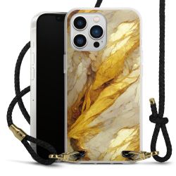 Carry Case Transparent Leather black/gold